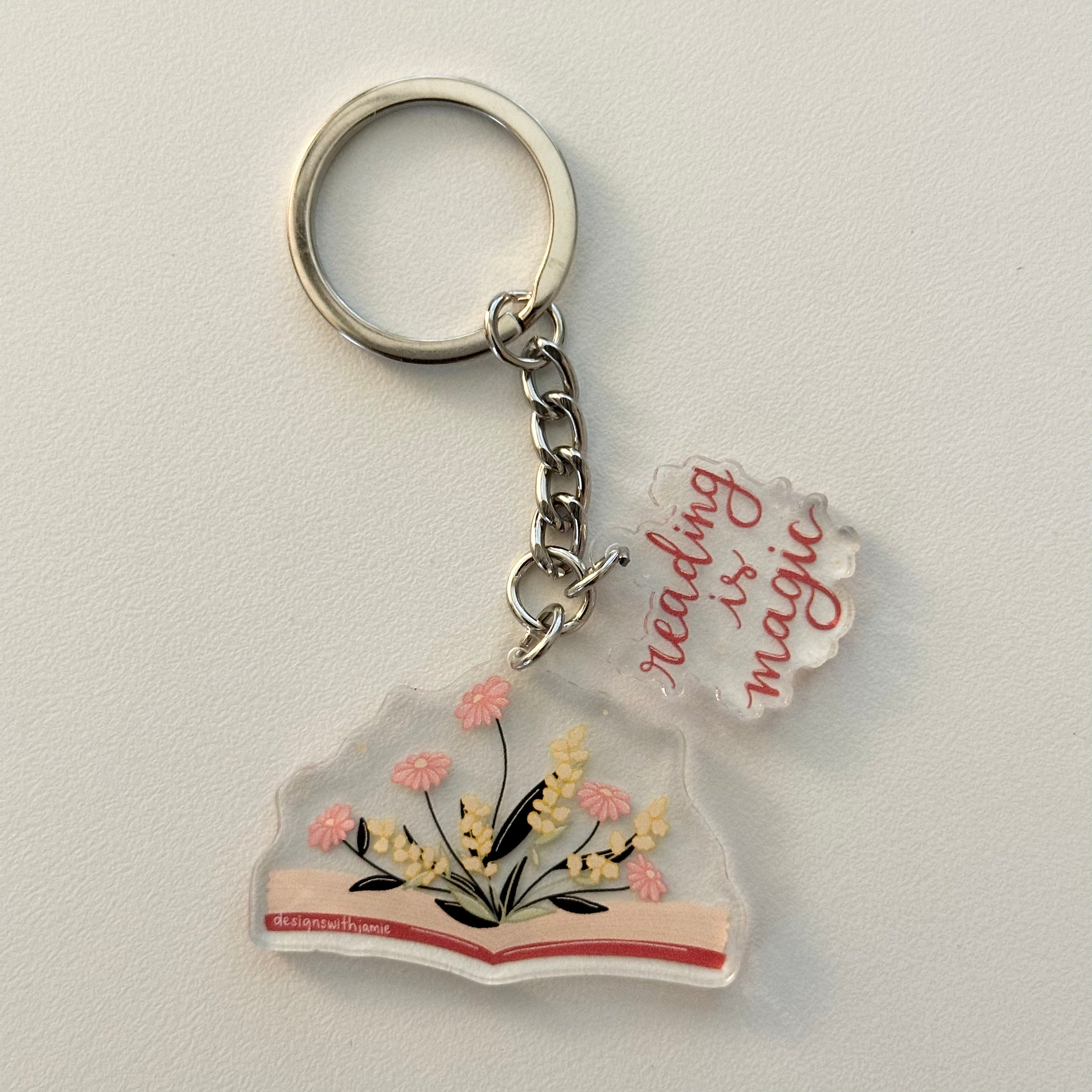 Reading is Magic Keychain – Designs With Jamie