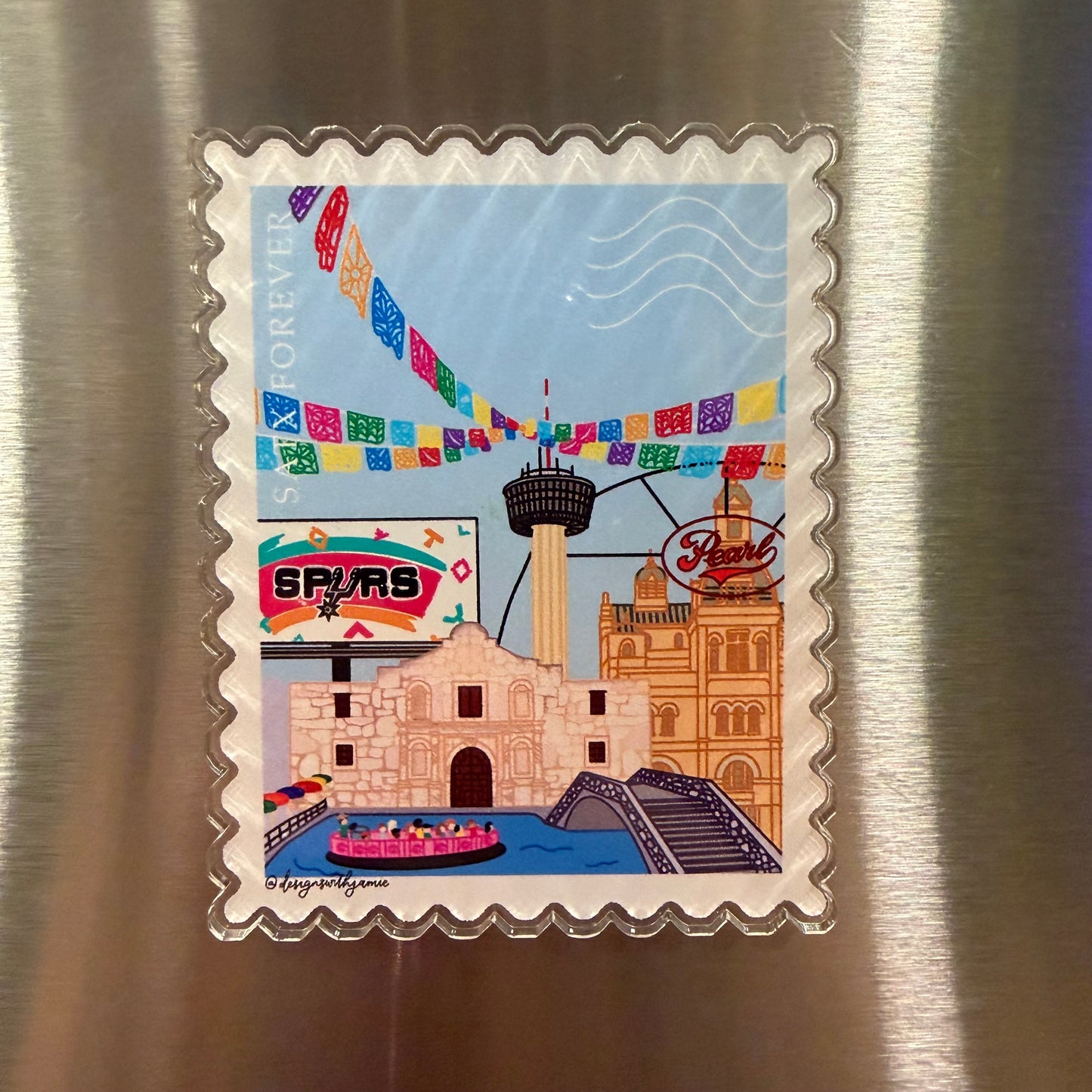 San Antonio Texas Magnet