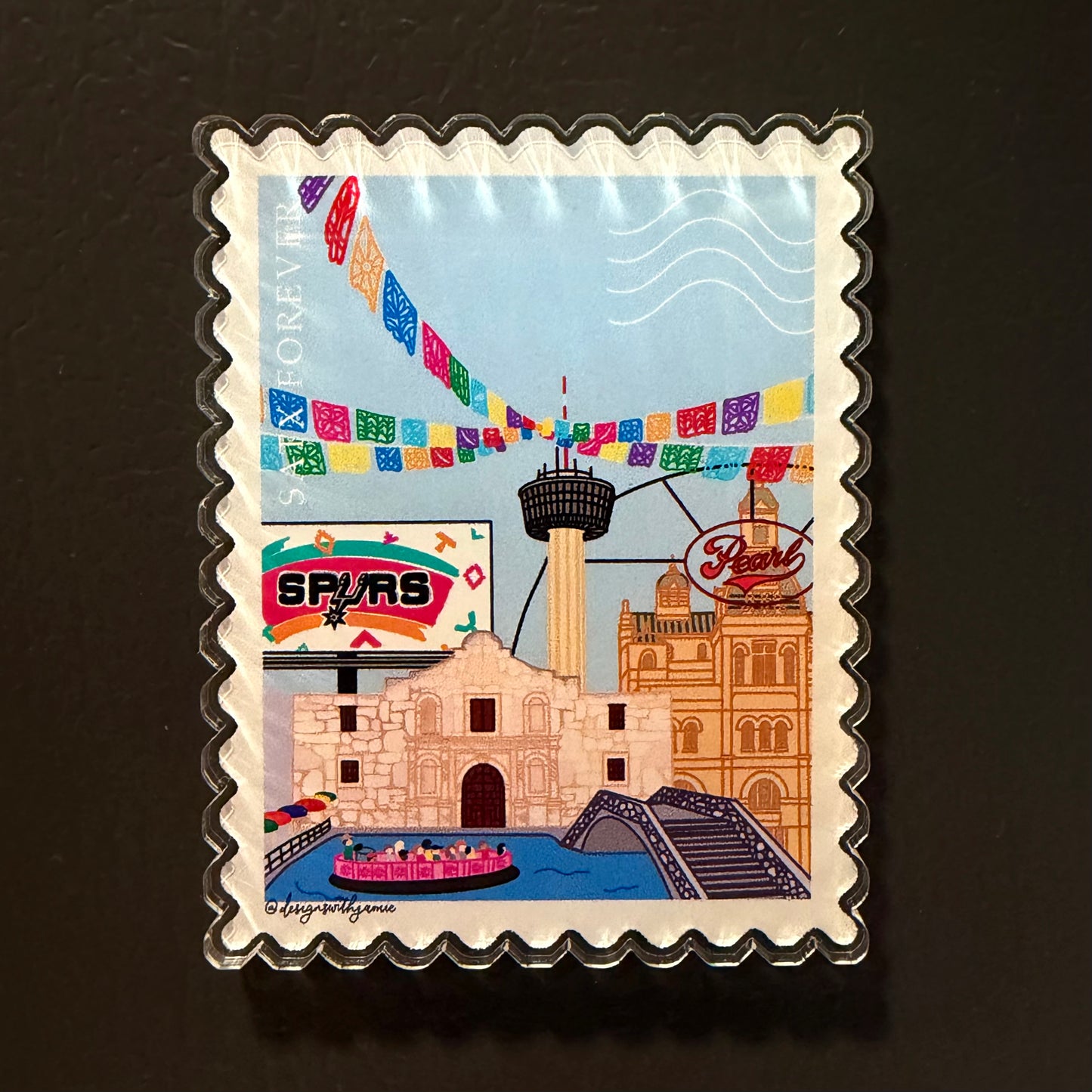 San Antonio Texas Magnet