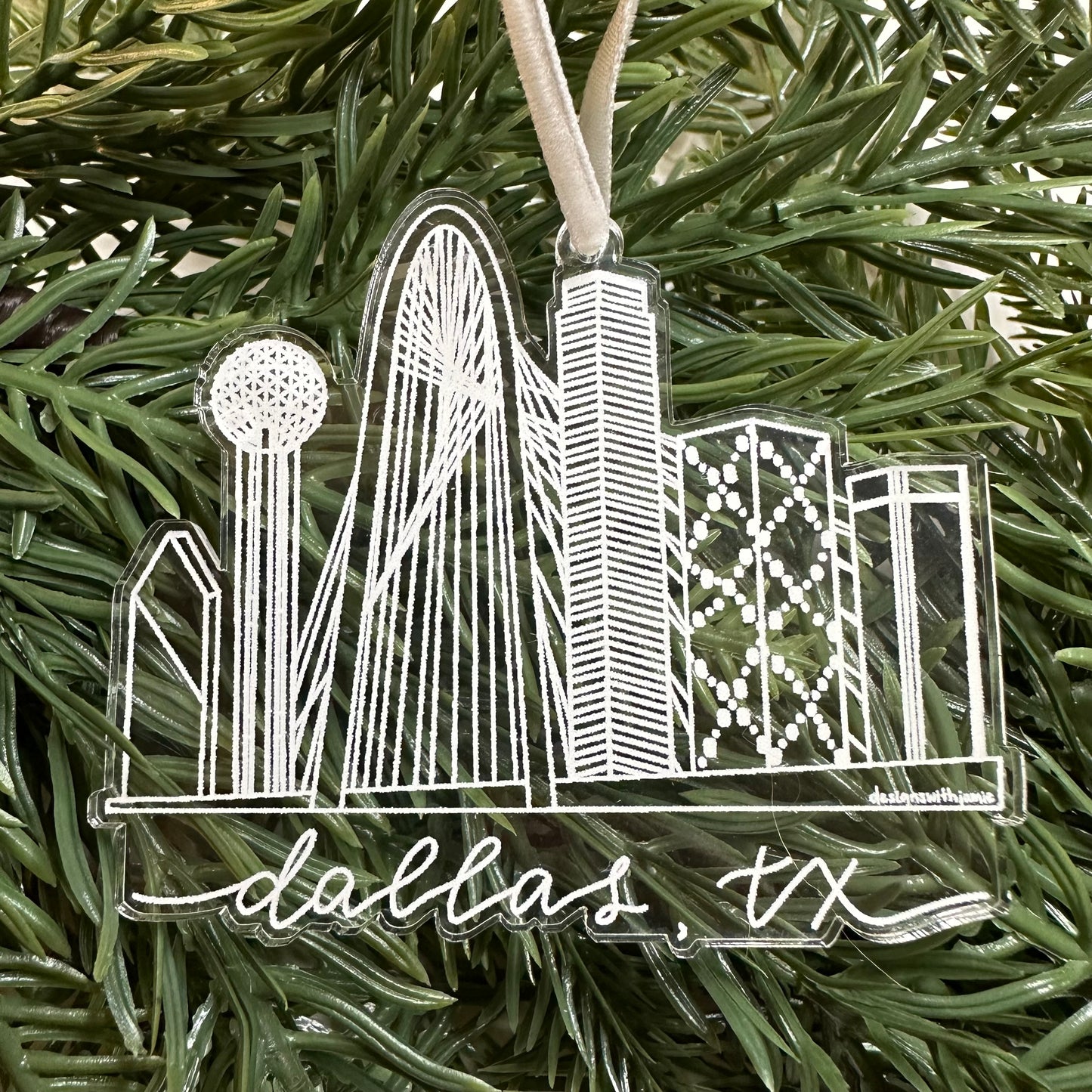 Dallas Skyline Ornament