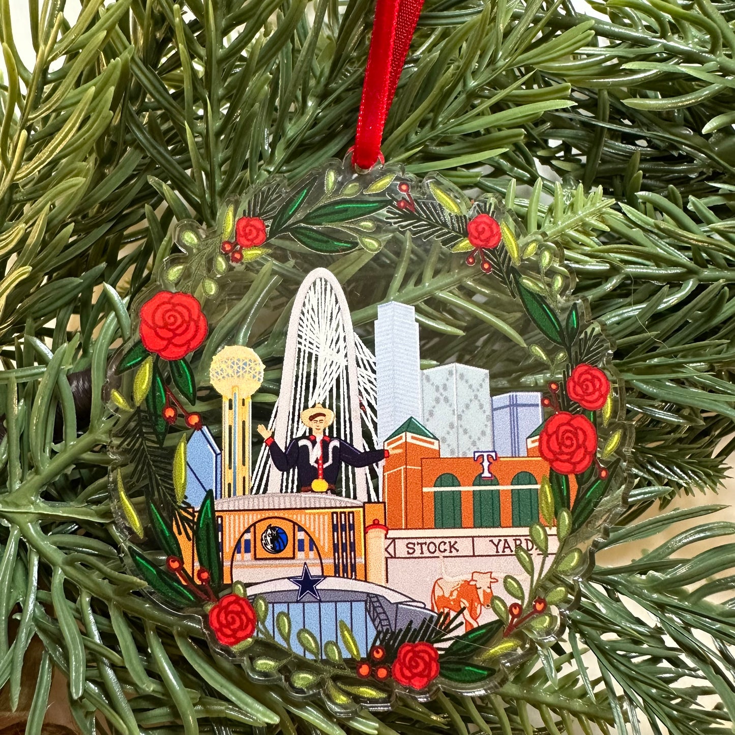 Austin Wreath Ornament
