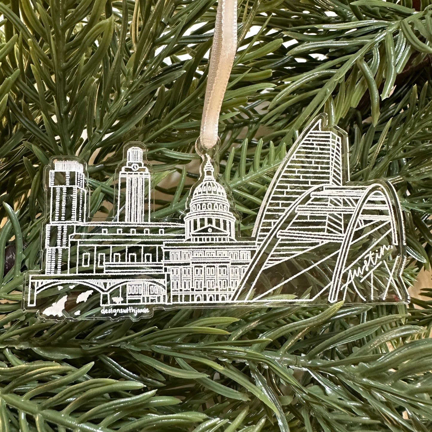 Austin Skyline Ornament