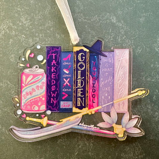 Kpop Demon Hunters Book Ornament