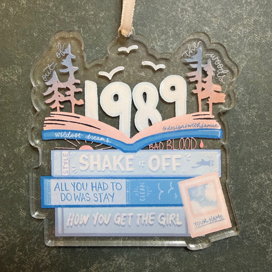 Birth Year Books Christmas Ornament