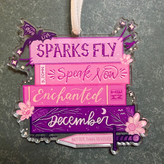 Spk Nw Books Christmas Ornament