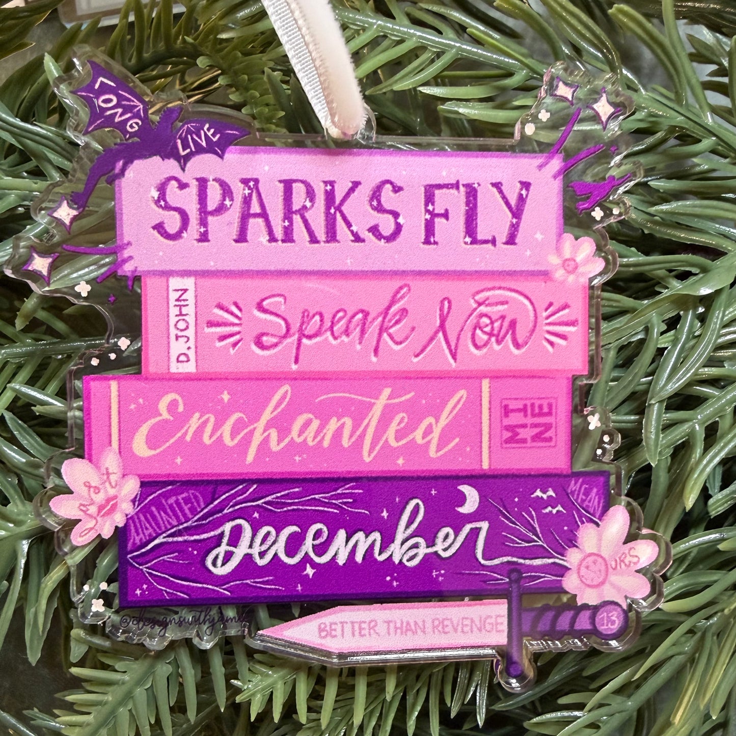 Spk Nw Books Christmas Ornament