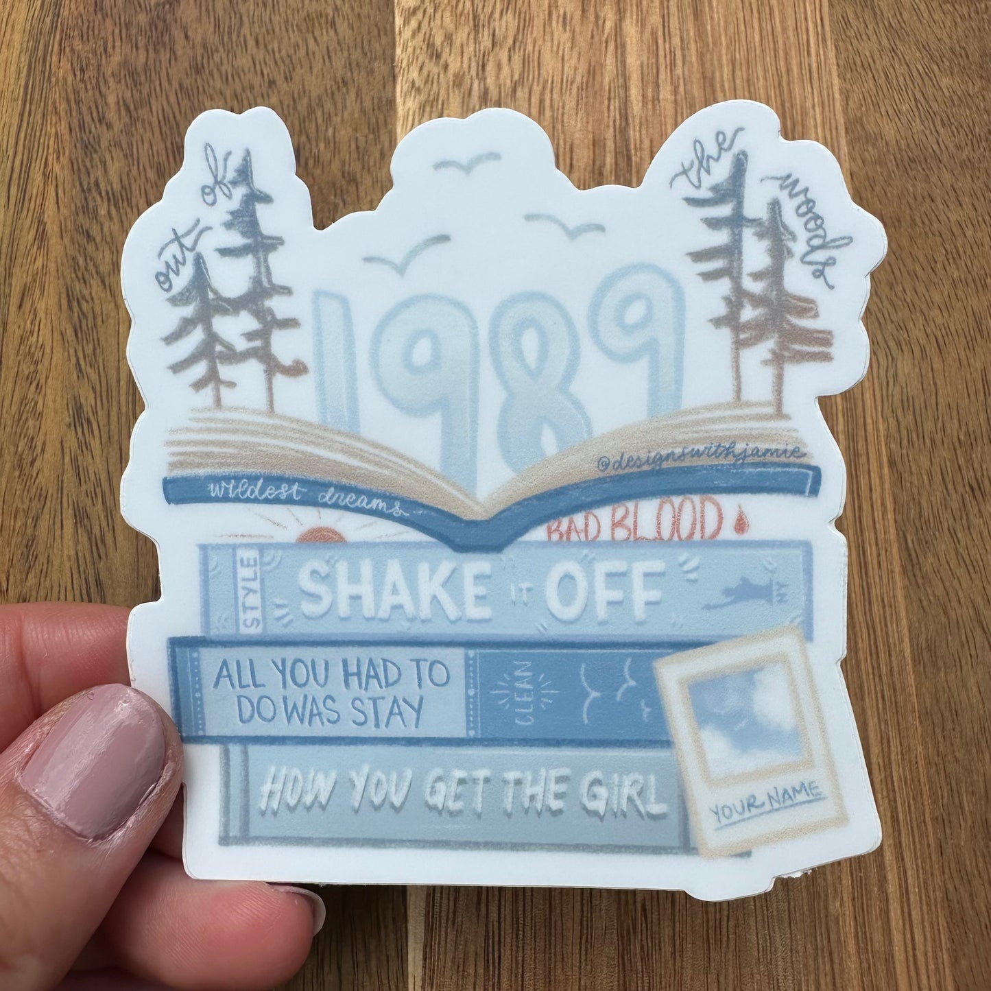 19 89 Book Sticker