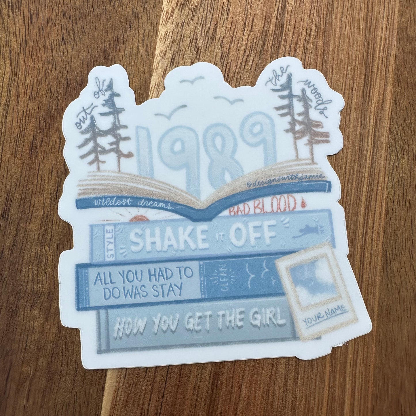 19 89 Book Sticker