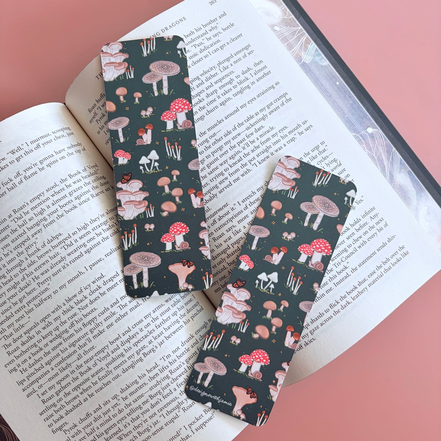 Enchanted Forest Mushrooms Bookmark