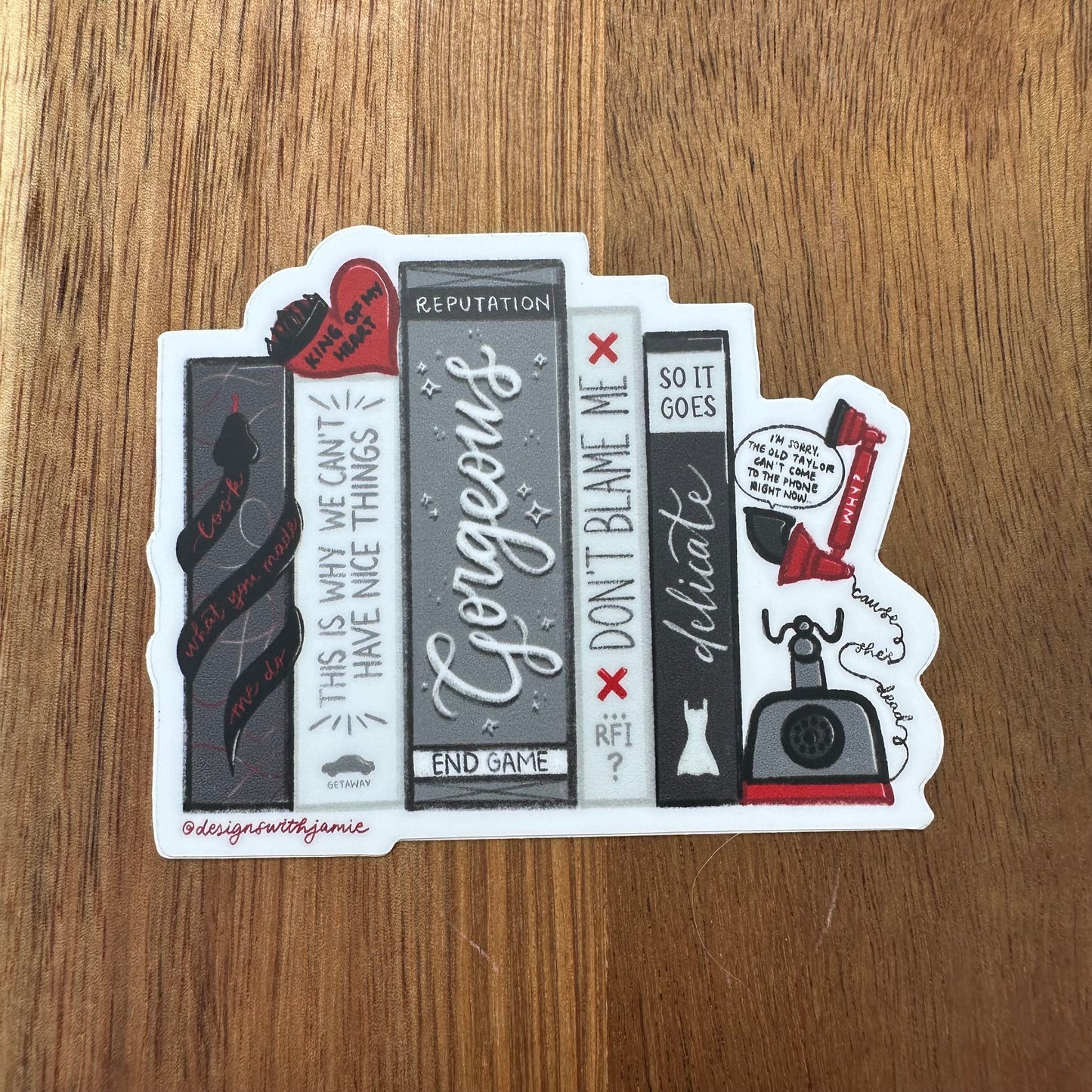 Rep Books Sticker