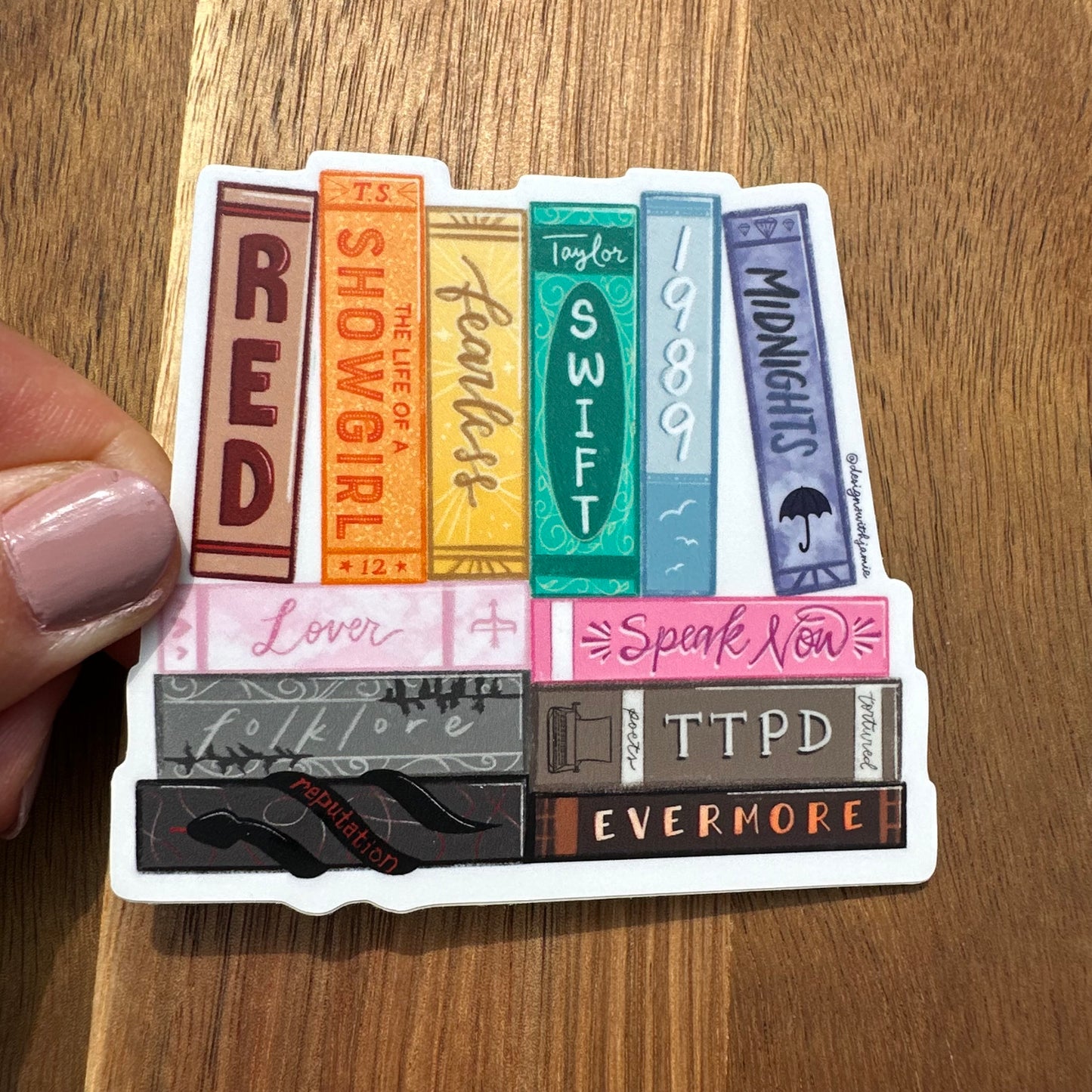 12Eras Book Sticker