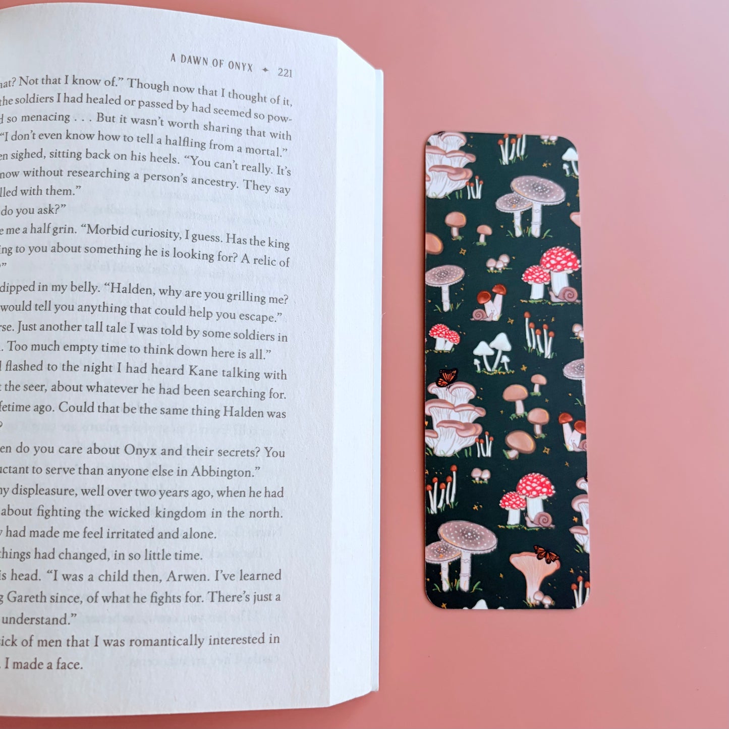 Enchanted Forest Mushrooms Bookmark