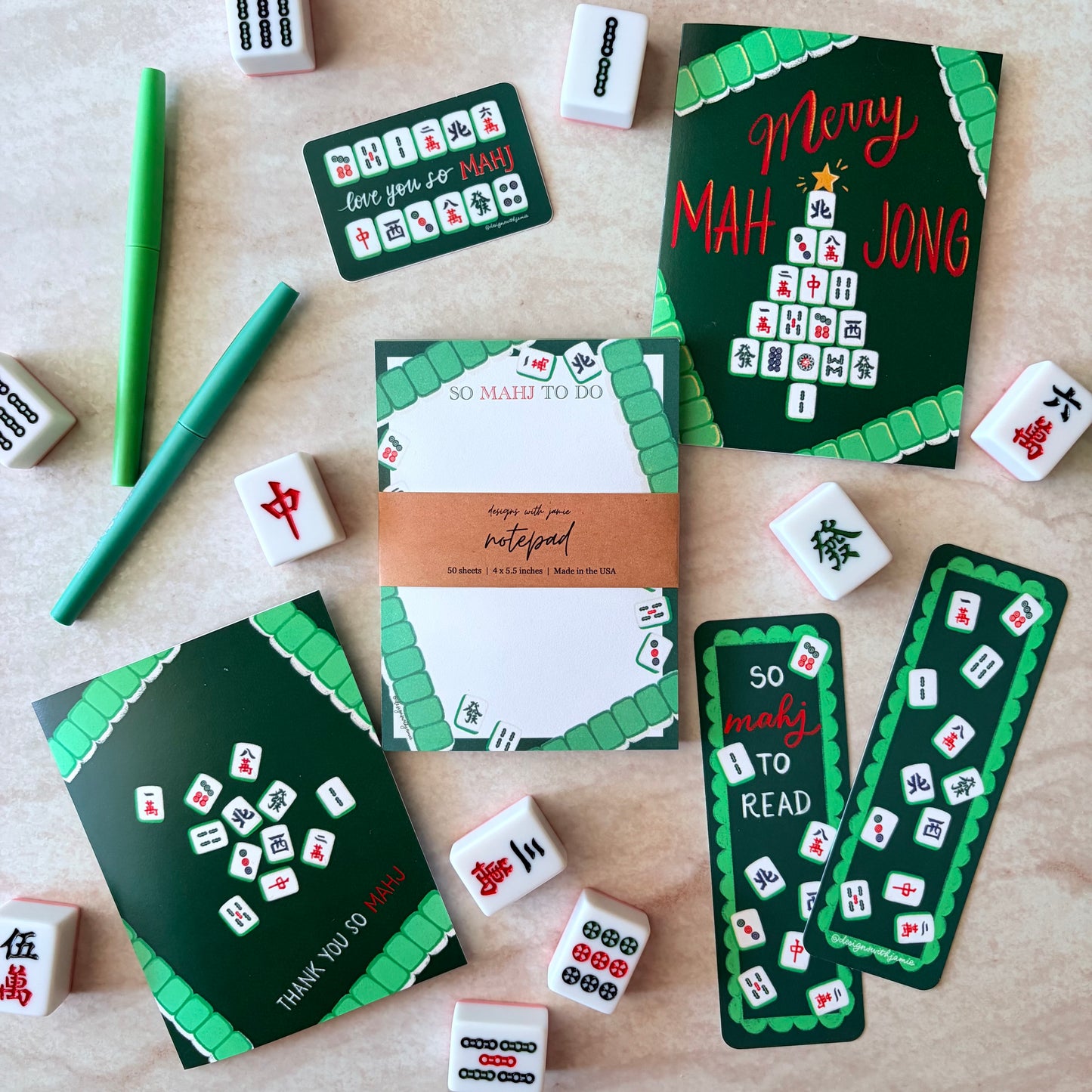 So Mahj to Do Mahjong Notepad