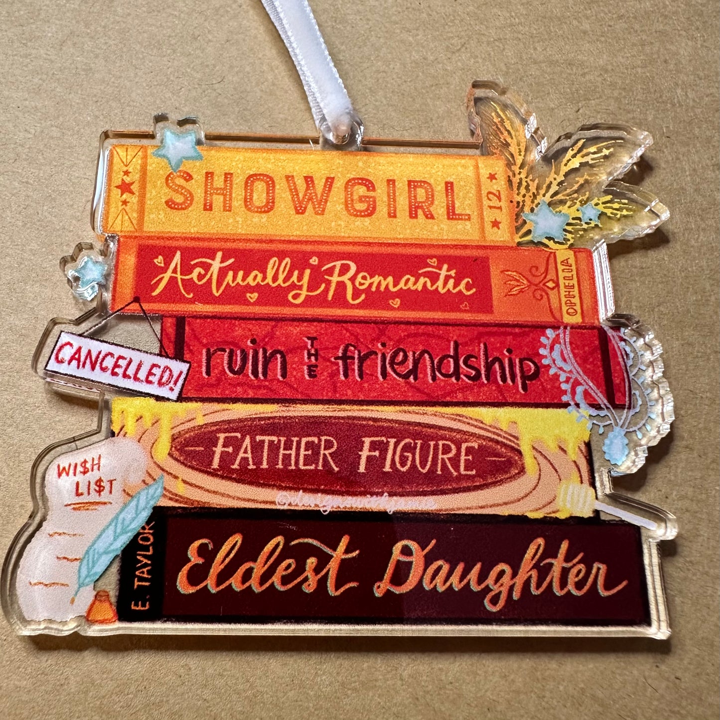 Shwgrl Book Christmas Ornament