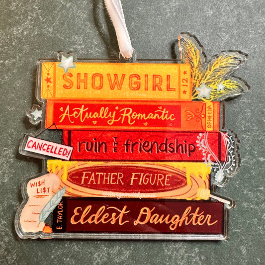 Shwgrl Book Christmas Ornament