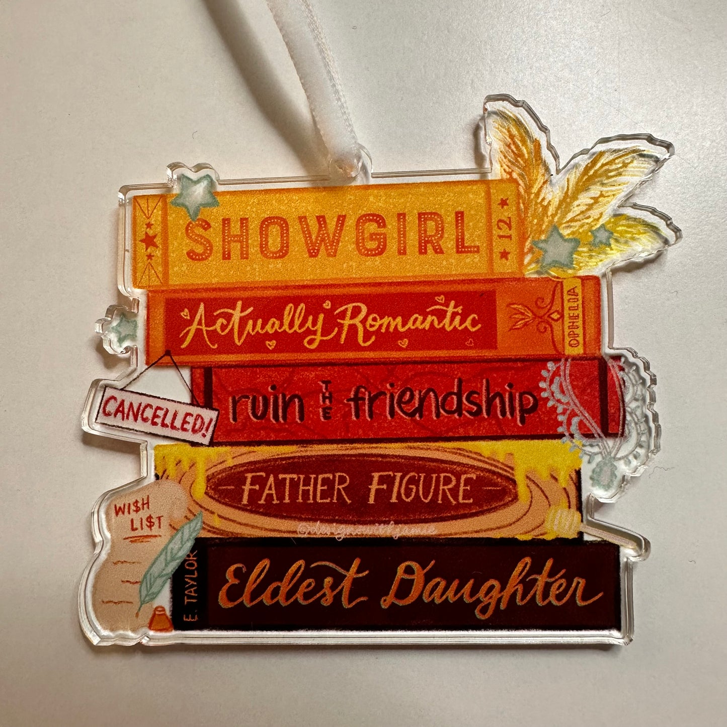 Shwgrl Book Christmas Ornament