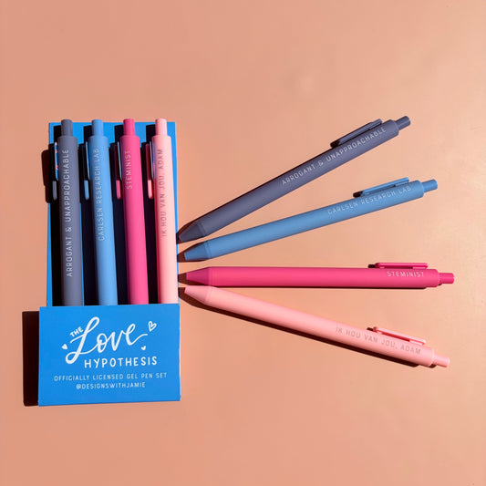 Ali Hazelwood The Love Hypothesis Jotter Pen Set