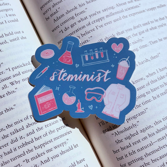 Ali Hazelwood The Love Hypothesis Steminist Sticker