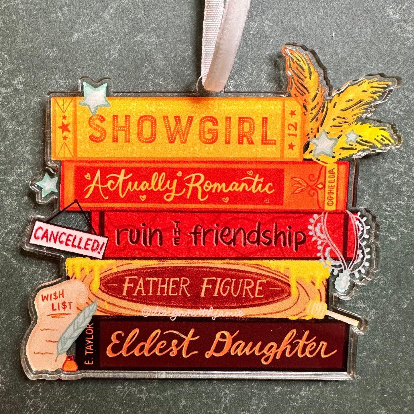 Shwgrl Book Christmas Ornament