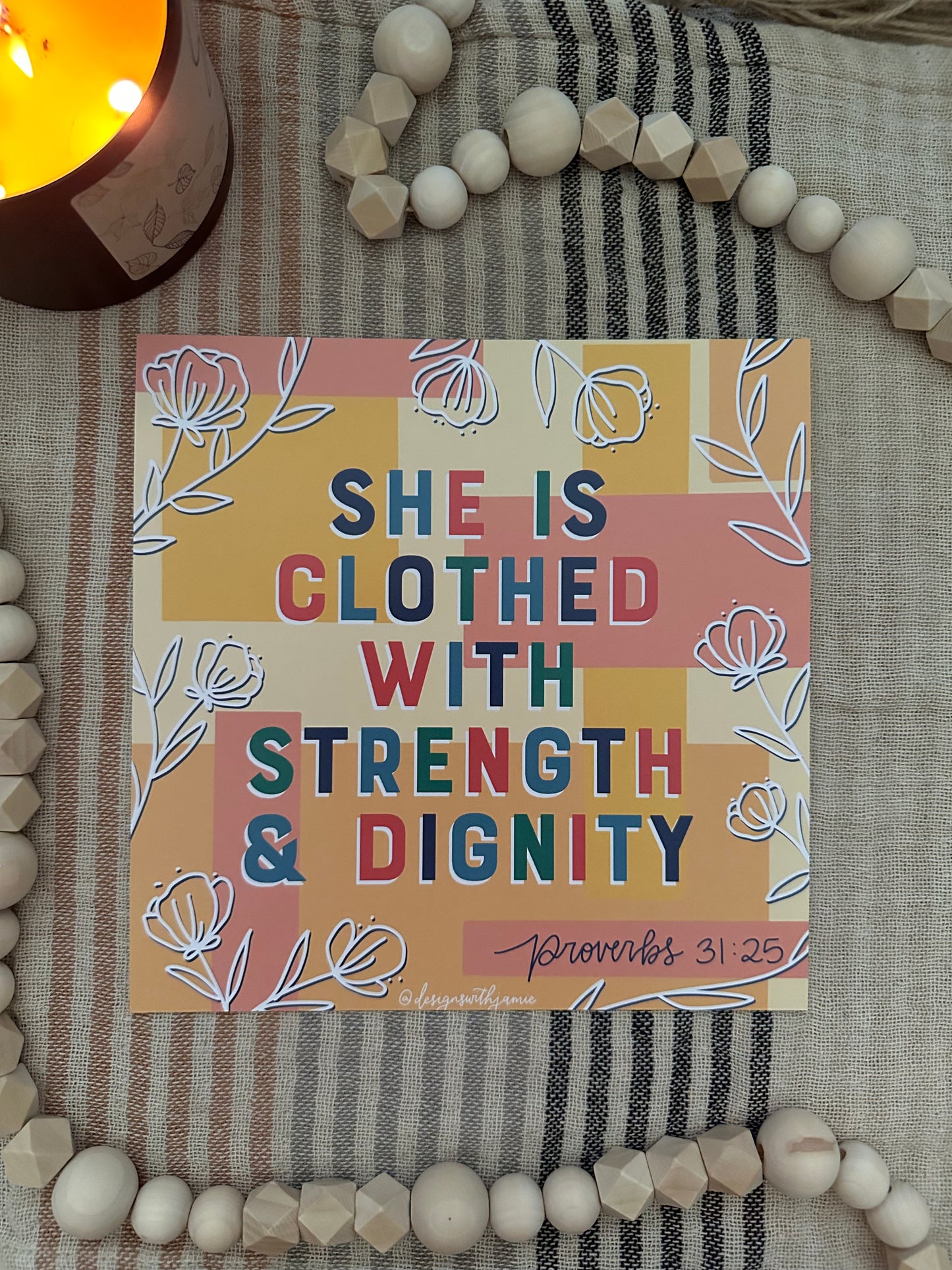 Clothed with Strength & Dignity Print