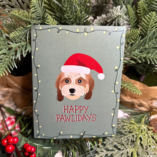 Happy Pawlidays Christmas Card