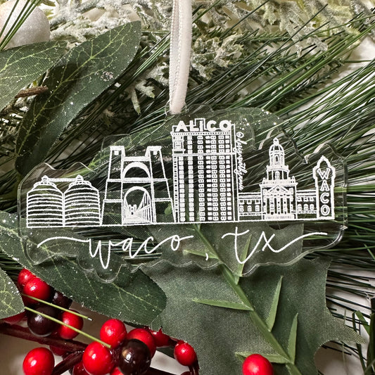 Waco Skyline Ornament