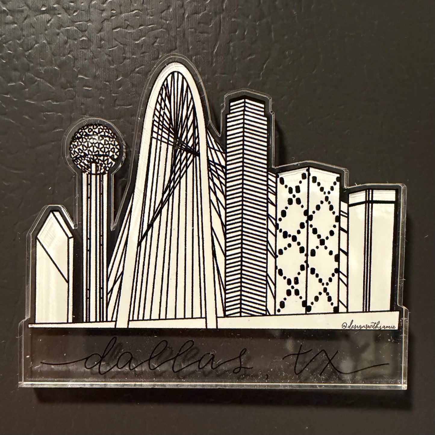 Dallas Skyline Magnet