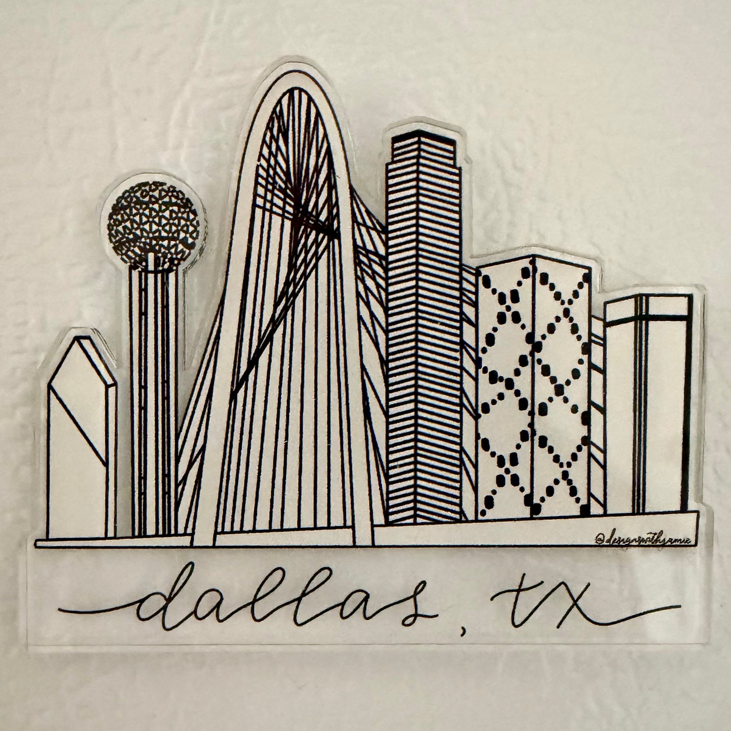 Dallas Skyline Magnet