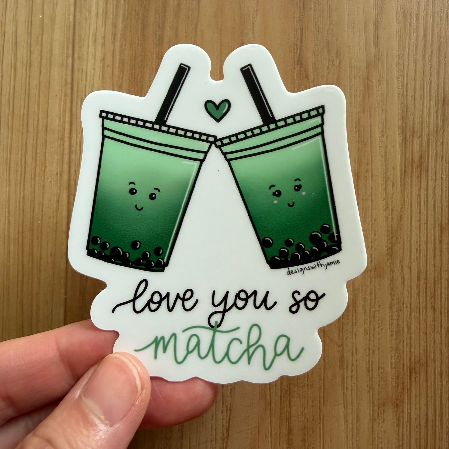 Love You so Matcha Sticker