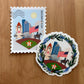 Houston Texas Wreath Sticker