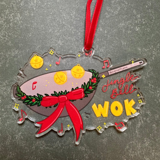 Jingle Bell Wok Ornament