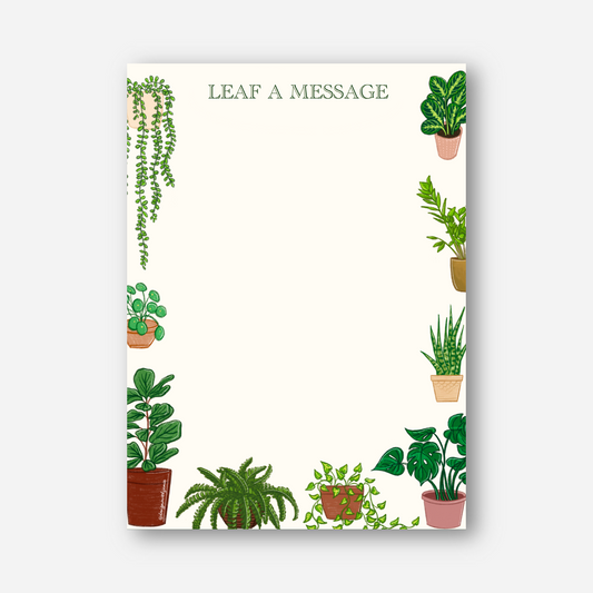 Leaf a Message Notepad