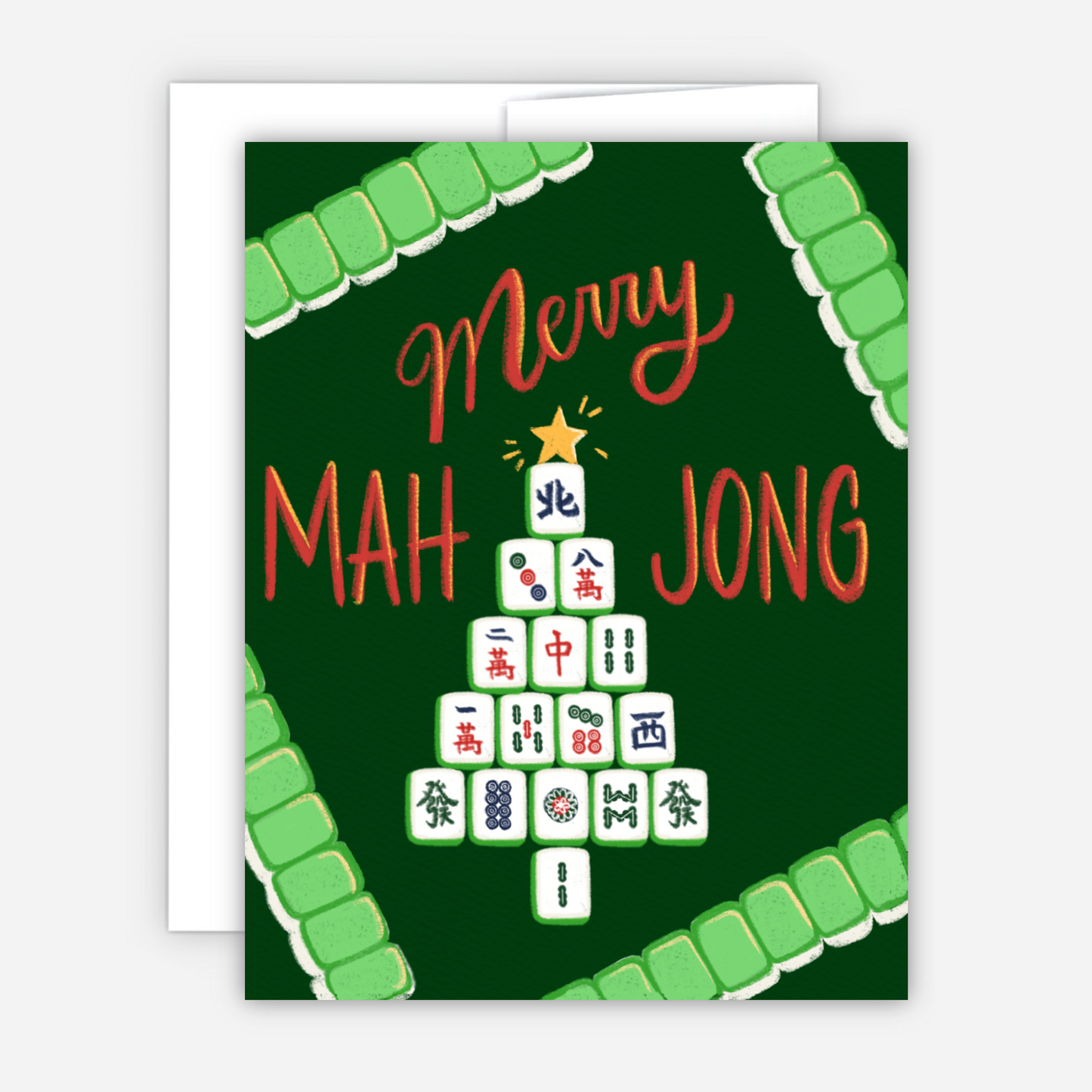 Merry Mahjong Card