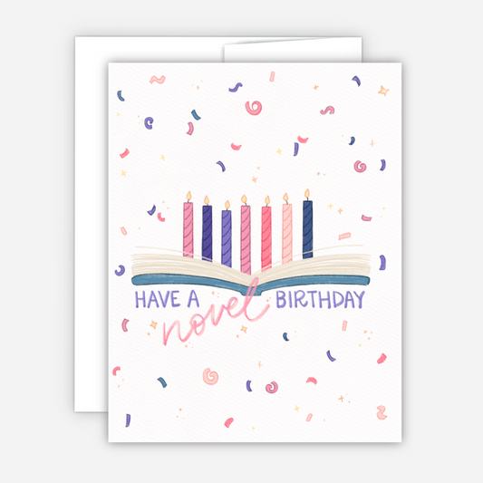 Have a Novel Birthday Card