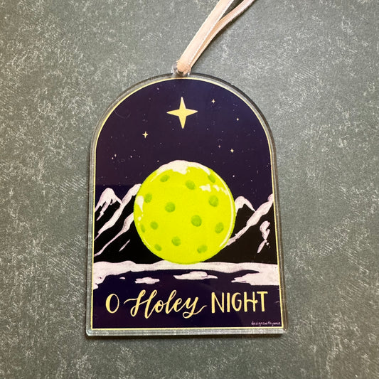 O Holey Night Pickleball Ornament