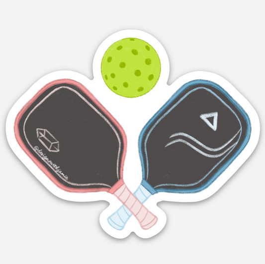 Pickleball Sticker