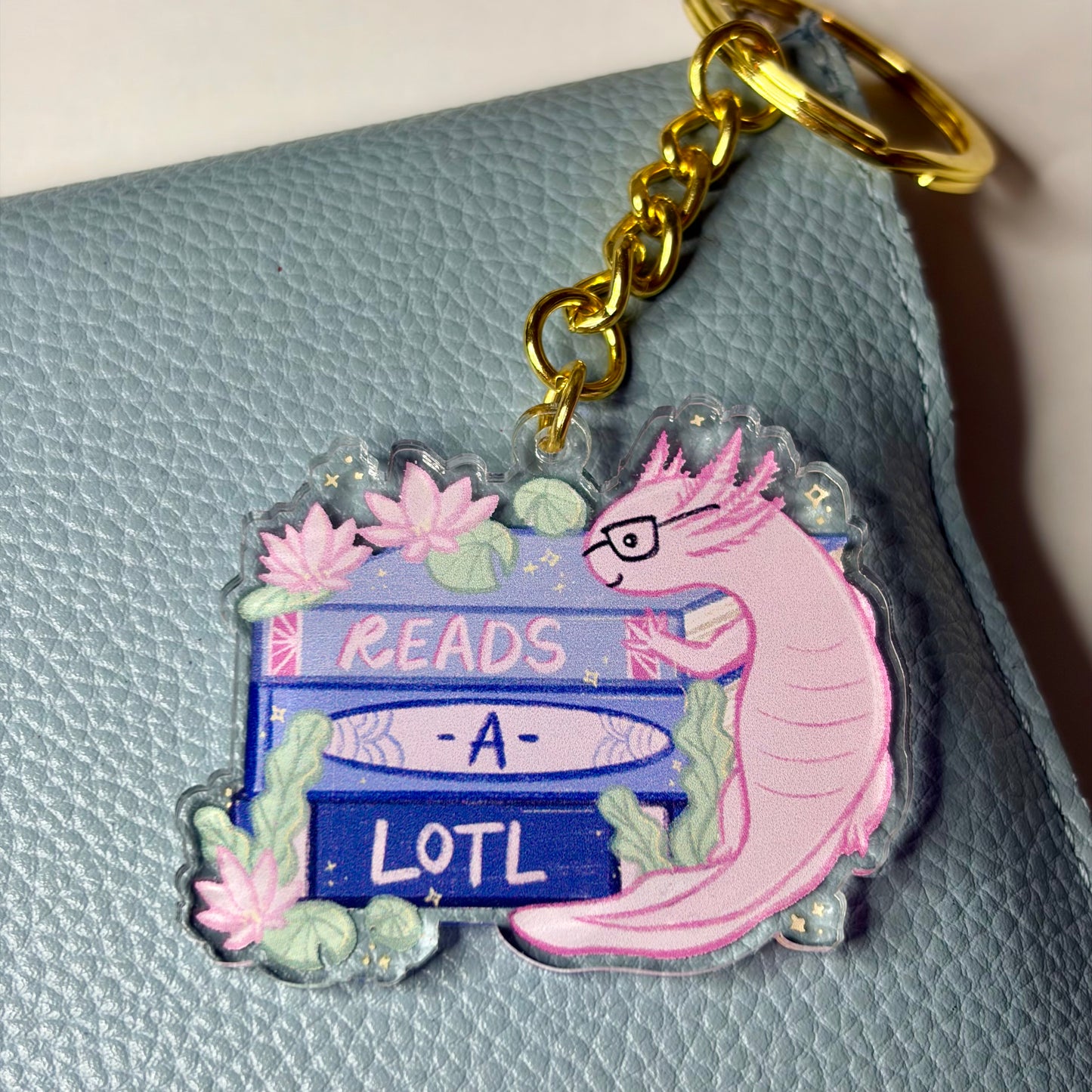 Reads-a-lotl Keychain