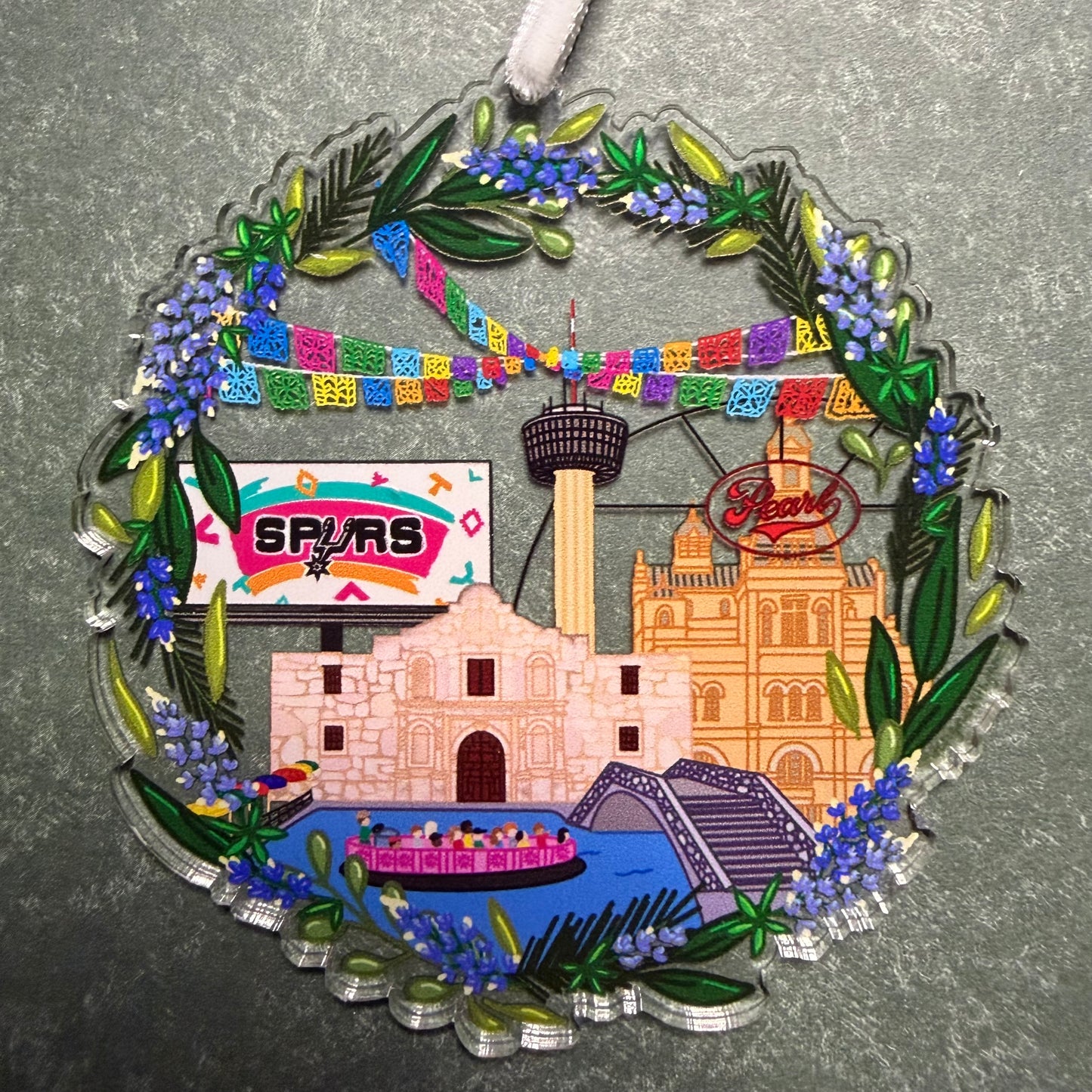 San Antonio Texas Christmas Ornament