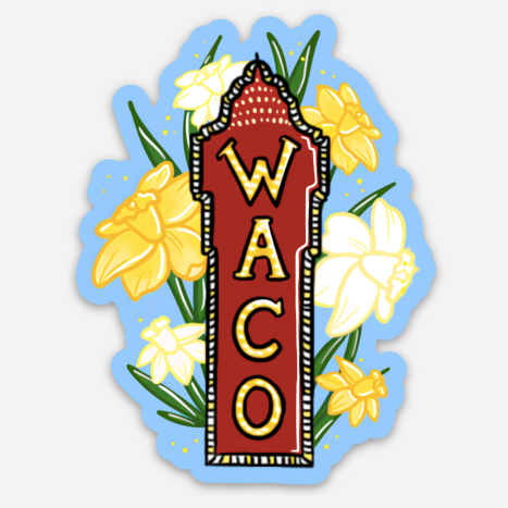 Waco Floral Magnet