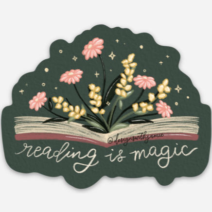 Reading is Magic Sticker