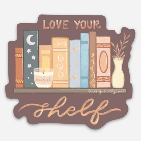 Love Your Shelf Sticker