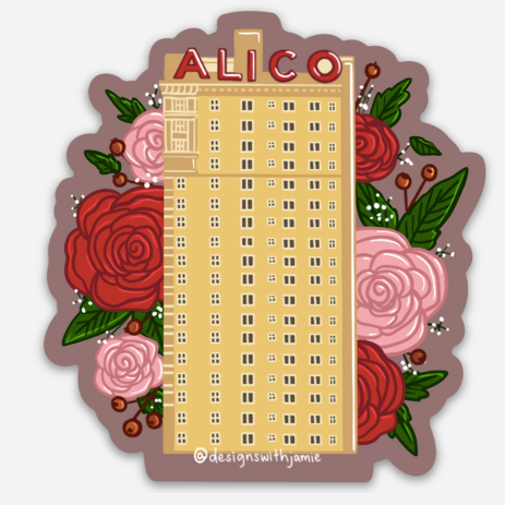 Waco Alico Floral Sticker