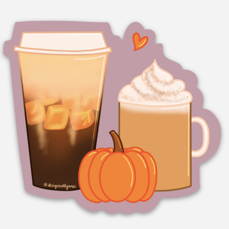 Pumpkin Spice Latte Sticker