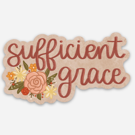 Sufficient Grace Sticker