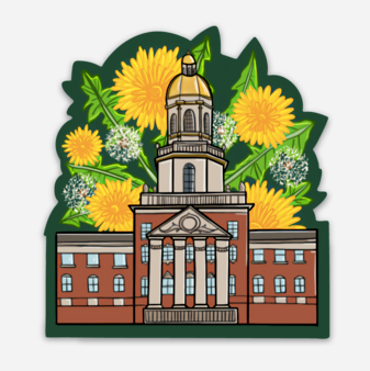 Baylor Floral Sticker