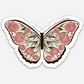 Peony Butterfly Sticker