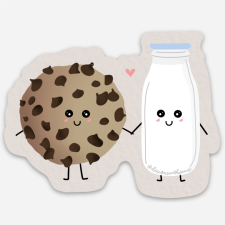 Milk & Cookies Sticker