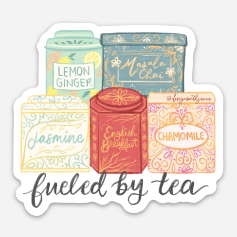 Fueled by Tea Sticker