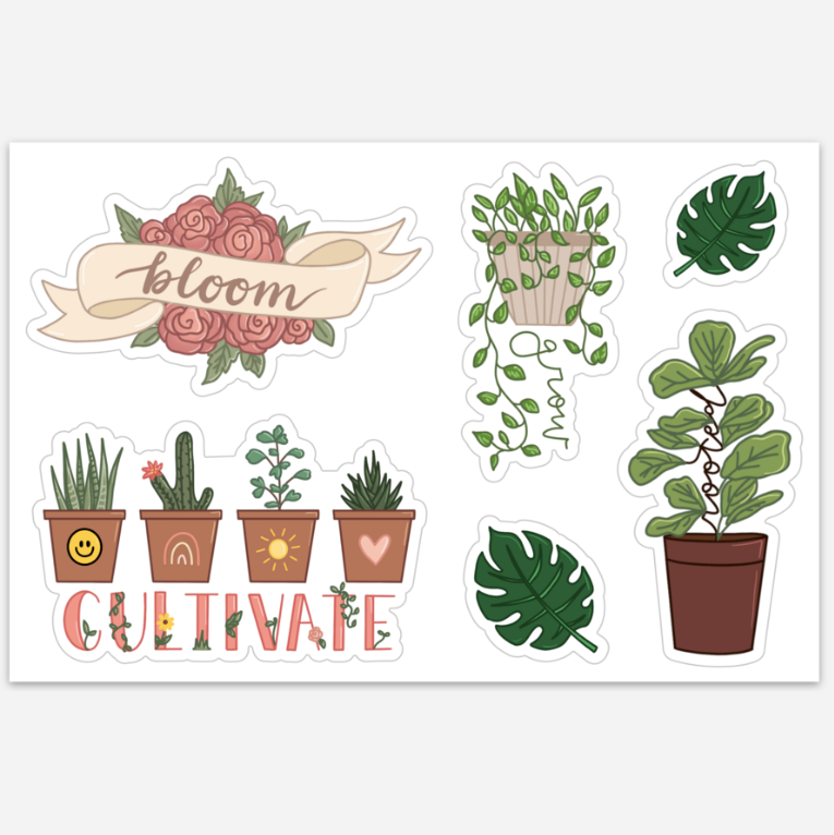 Plant Lover Sticker Sheet