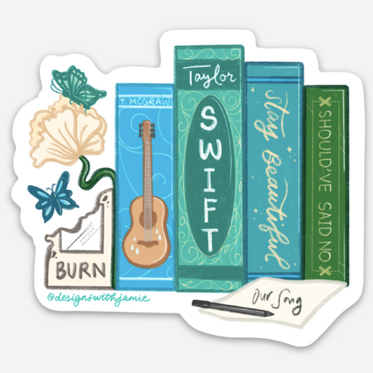 Taylor Swift Debut Album Eras Sticker